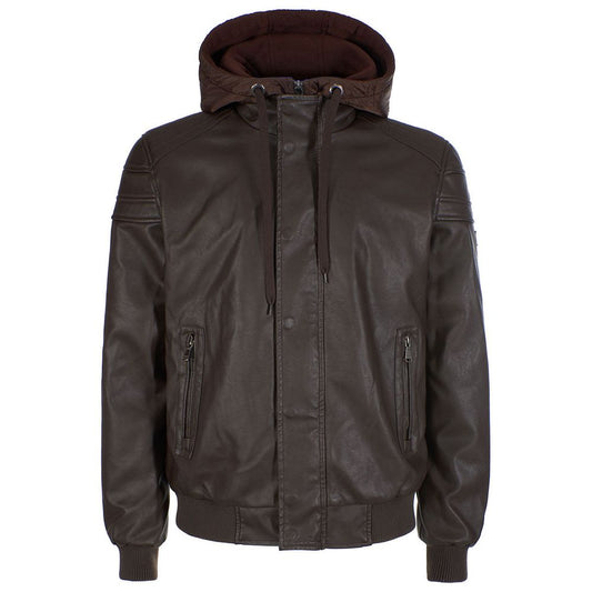 Veste en polyéthylène marron Yes Zee