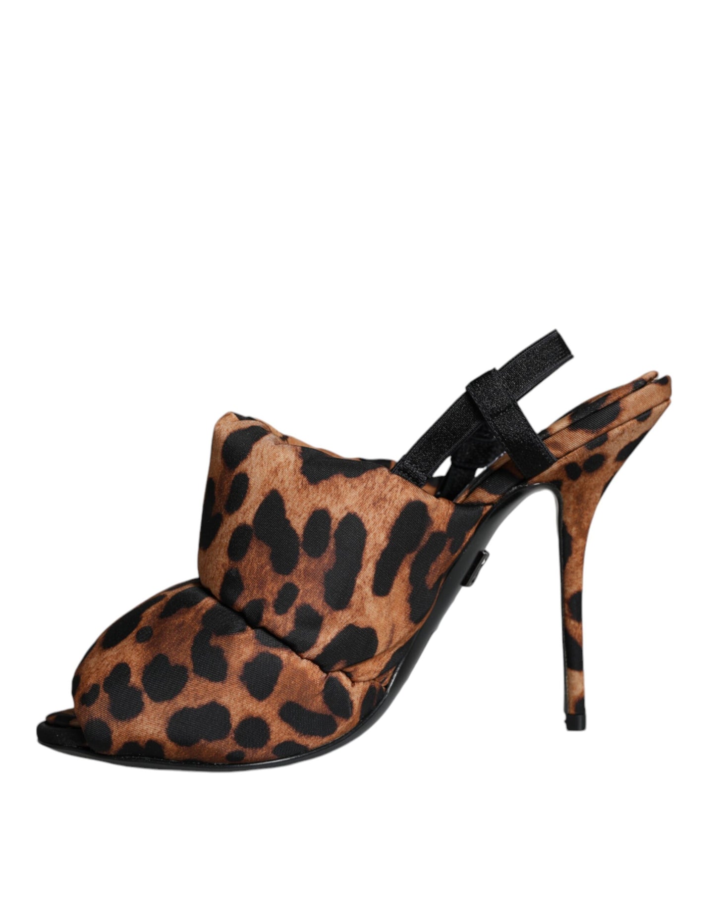 Dolce & Gabbana Brown Leopard Keira Slingback Sandals Shoes by Dolce & Gabbana