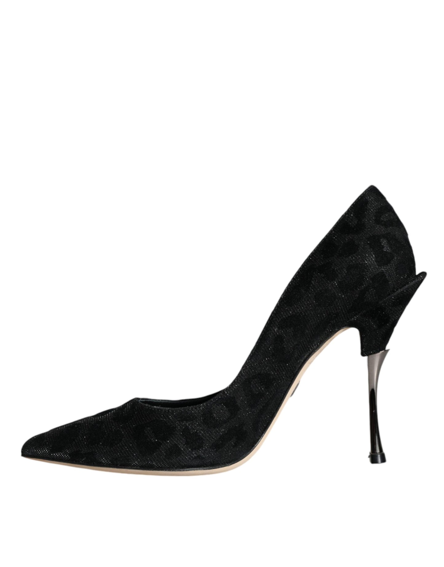 Escarpins à talons hauts Dolce &amp; Gabbana en lurex léopard noir