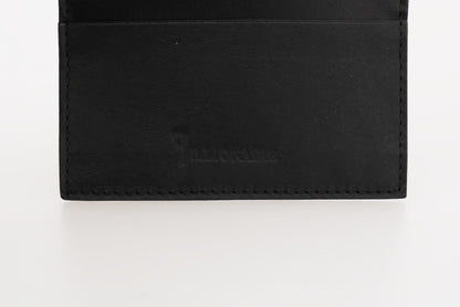 Portefeuille homme en cuir noir de la collection Billionaire Italian Couture