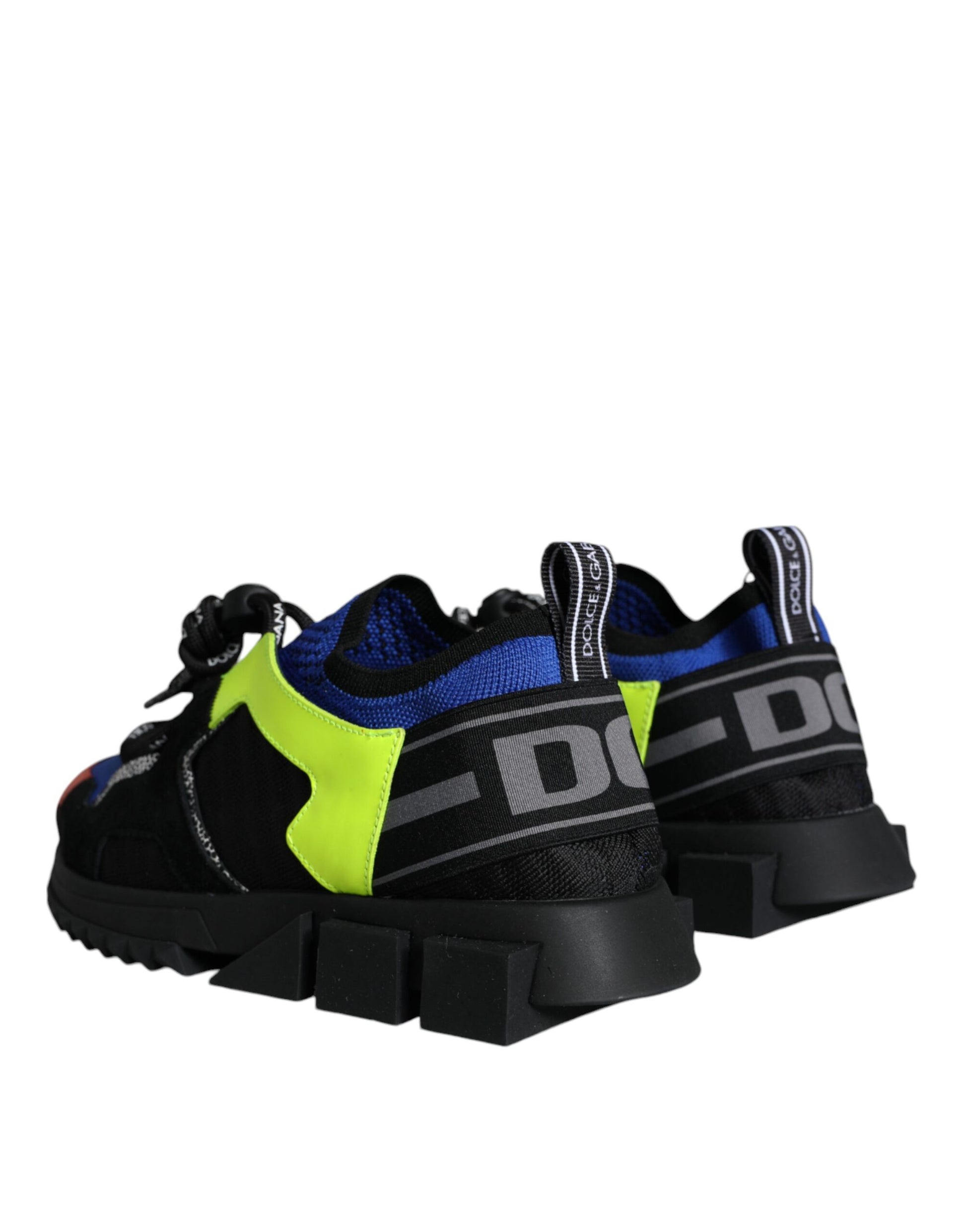 Dolce & Gabbana Multicolor Mesh Sorrento Trekking Sneakers Shoes by Dolce & Gabbana