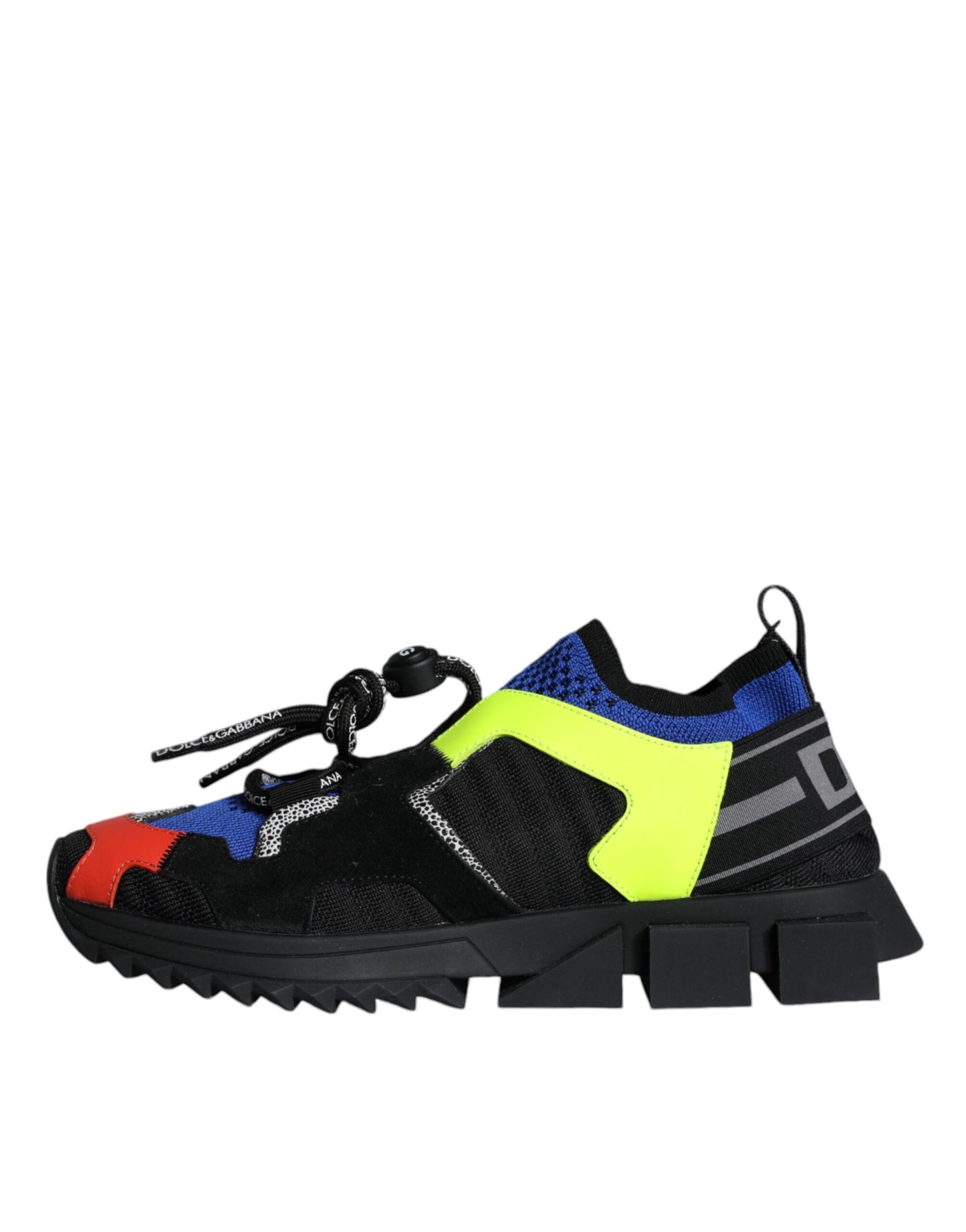 Dolce & Gabbana Multicolor Mesh Sorrento Trekking Sneakers Shoes by Dolce & Gabbana
