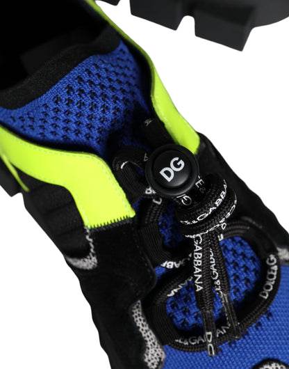 Dolce & Gabbana Multicolor Mesh Sorrento Trekking Sneakers Shoes by Dolce & Gabbana