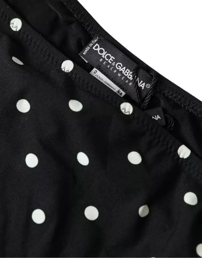 Maillot de bain Dolce &amp; Gabbana à pois noirs