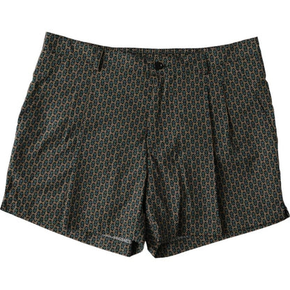 Maillot de bain short de bain à motifs marron Dolce &amp; Gabbana