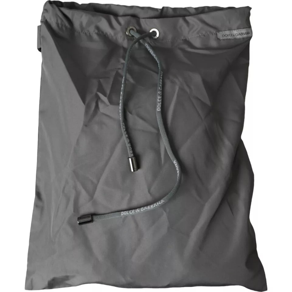 Maillots de bain Dolce &amp; Gabbana pour homme, short de plage en polyester gris foncé