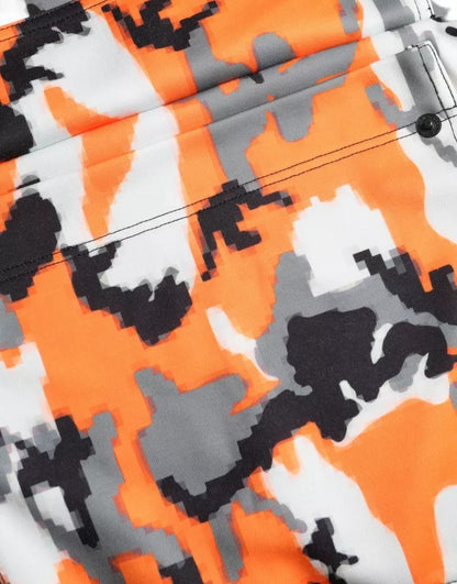 Pull ras du cou camouflage multicolore Dolce &amp; Gabbana