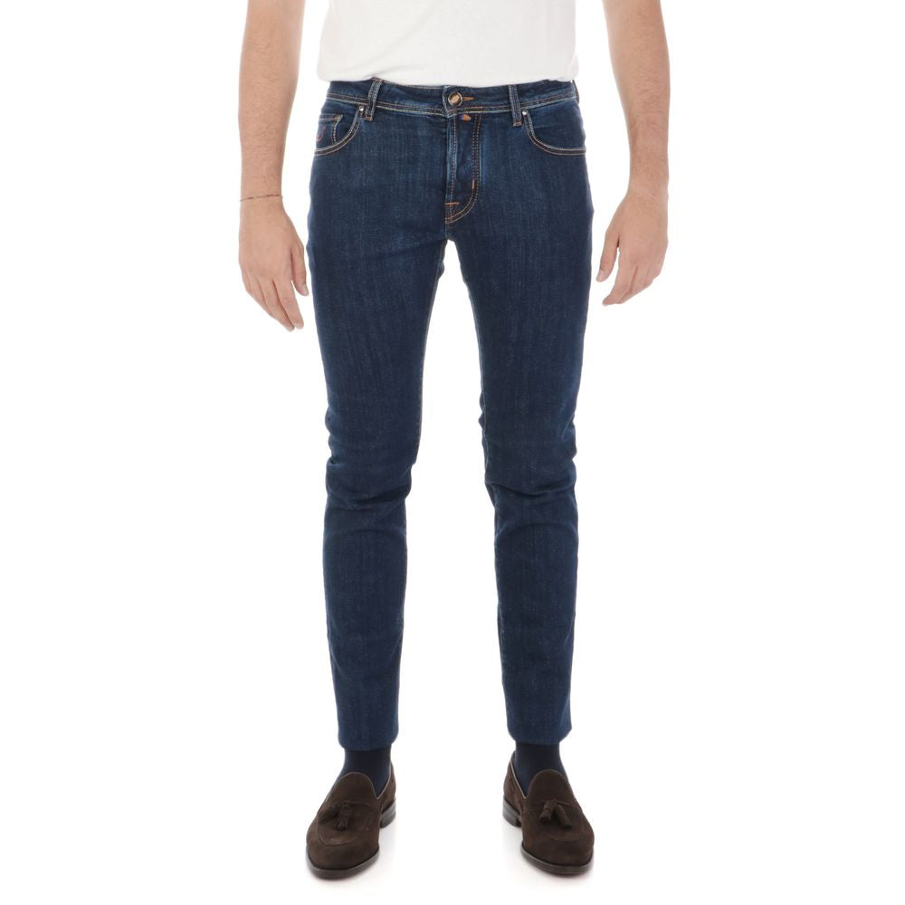 Jacob Cohen Blue Cotton Jeans & Pant by Jacob Cohen