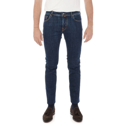 Jacob Cohen Blue Cotton Jeans & Pant by Jacob Cohen