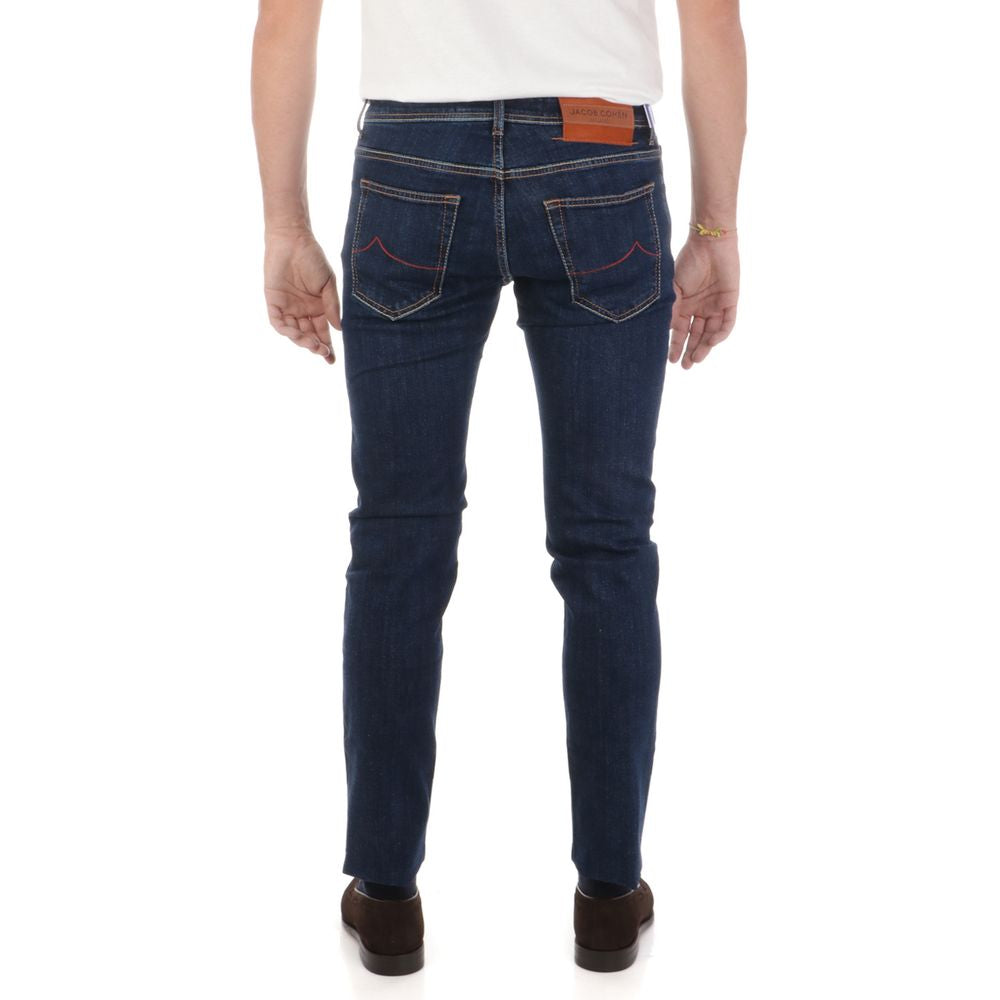 Jacob Cohen Blue Cotton Jeans & Pant by Jacob Cohen