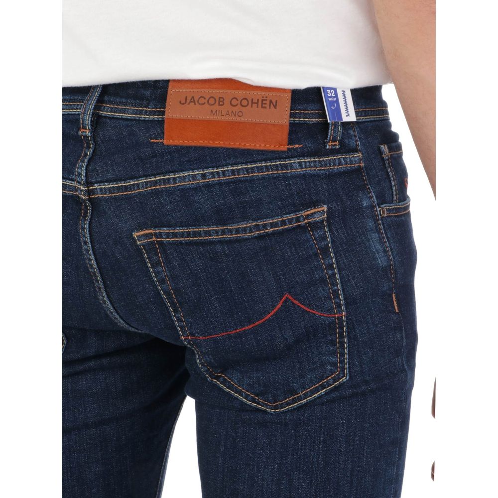 Jacob Cohen Blue Cotton Jeans & Pant by Jacob Cohen