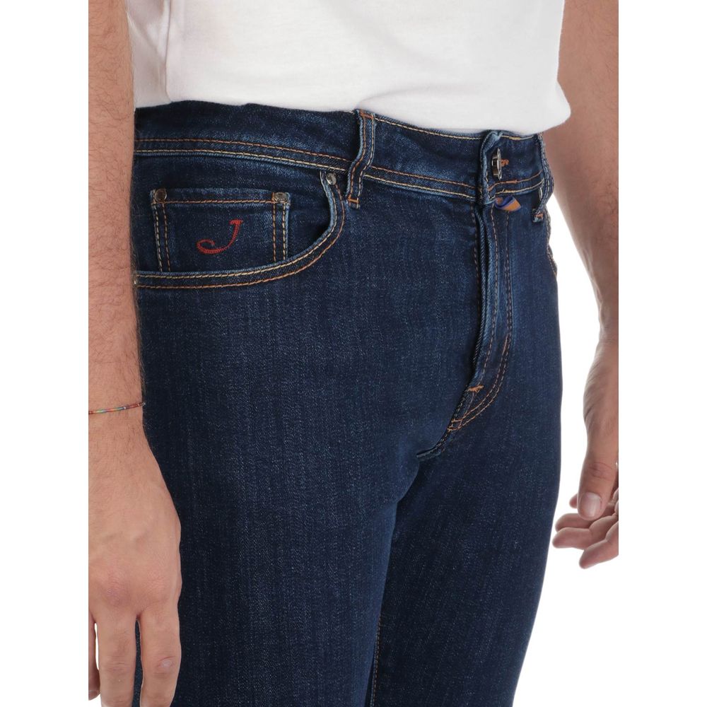 Jacob Cohen Blue Cotton Jeans & Pant by Jacob Cohen