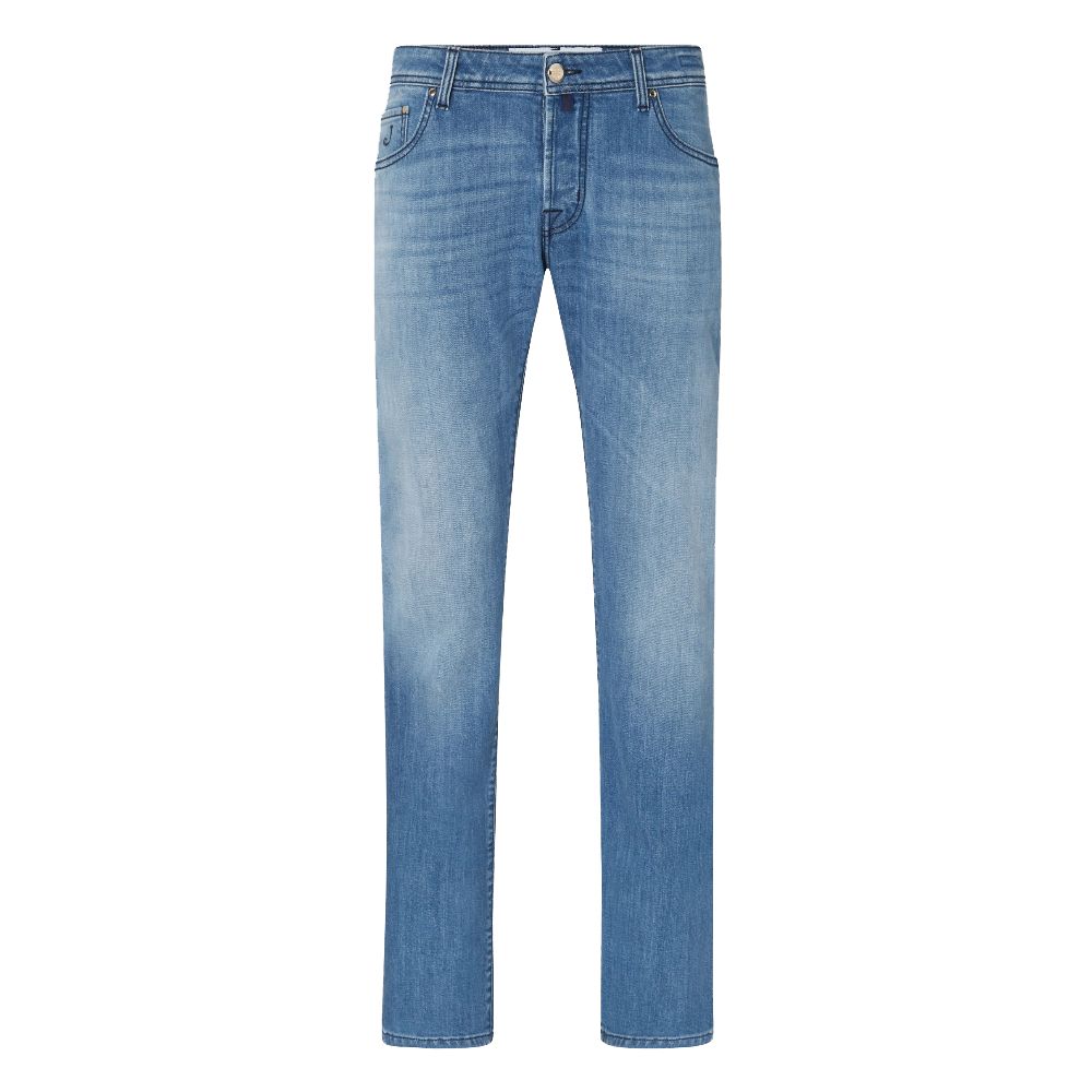 Jacob Cohen Light Blue Cotton Men Jeans by Jacob Cohen