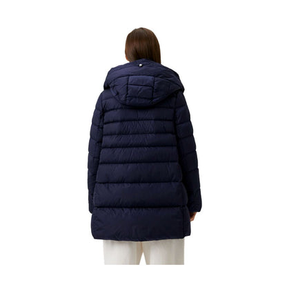 Ajouter une veste en nylon bleu pour femme