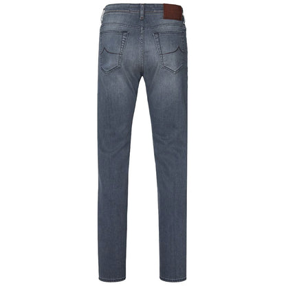 Jacob Cohen Gray Cotton Men Jeans