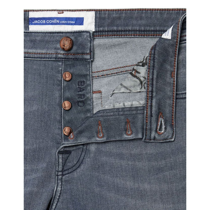 Jacob Cohen Gray Cotton Men Jeans