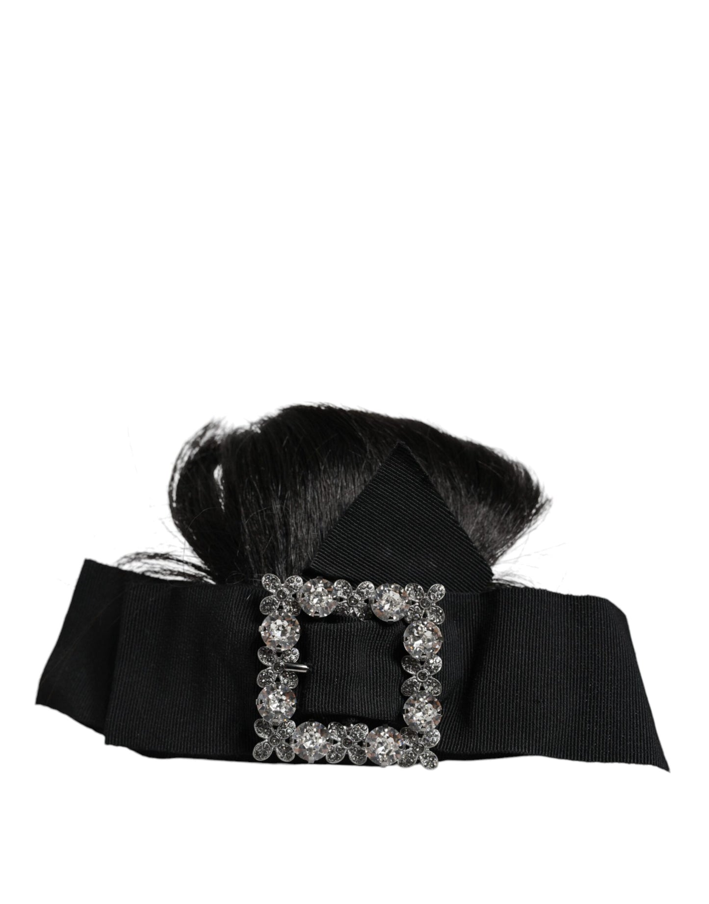 Bandeau diadème en cristal pour cheveux noirs Dolce &amp; Gabbana