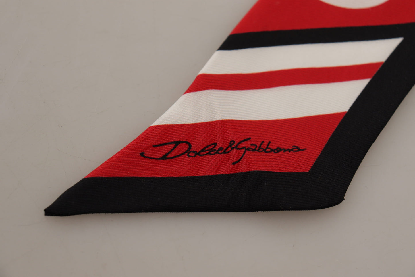 Dolce &amp; Gabbana Multicolor Twill Silk Foulard Shawl Scarf