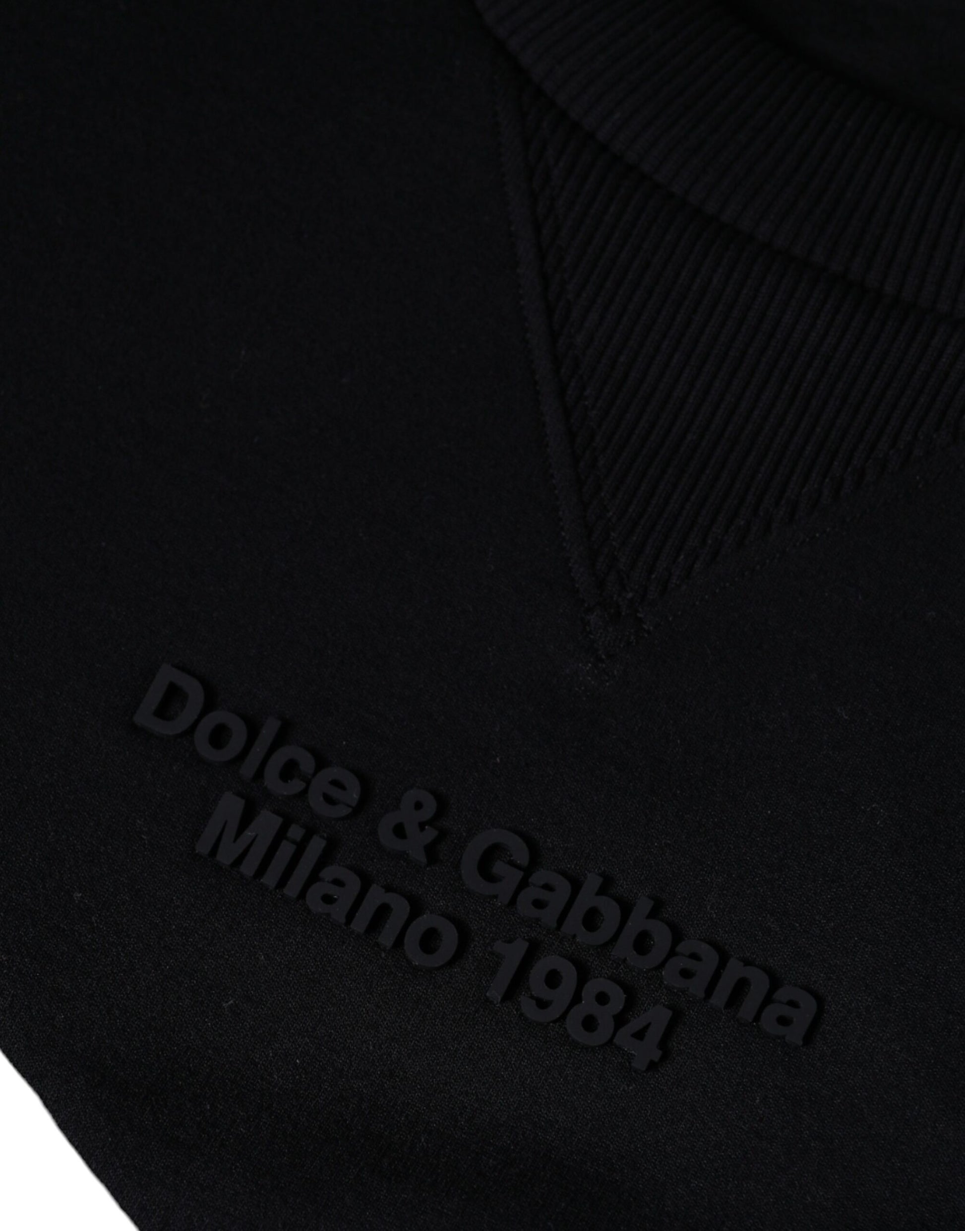 Dolce & Gabbana Black Leopard Crew Neck Sweatshirt Sweater by Dolce & Gabbana