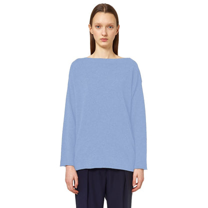 Alpha Studio Light Blue Cashmere Women Sweater by Alpha Studio