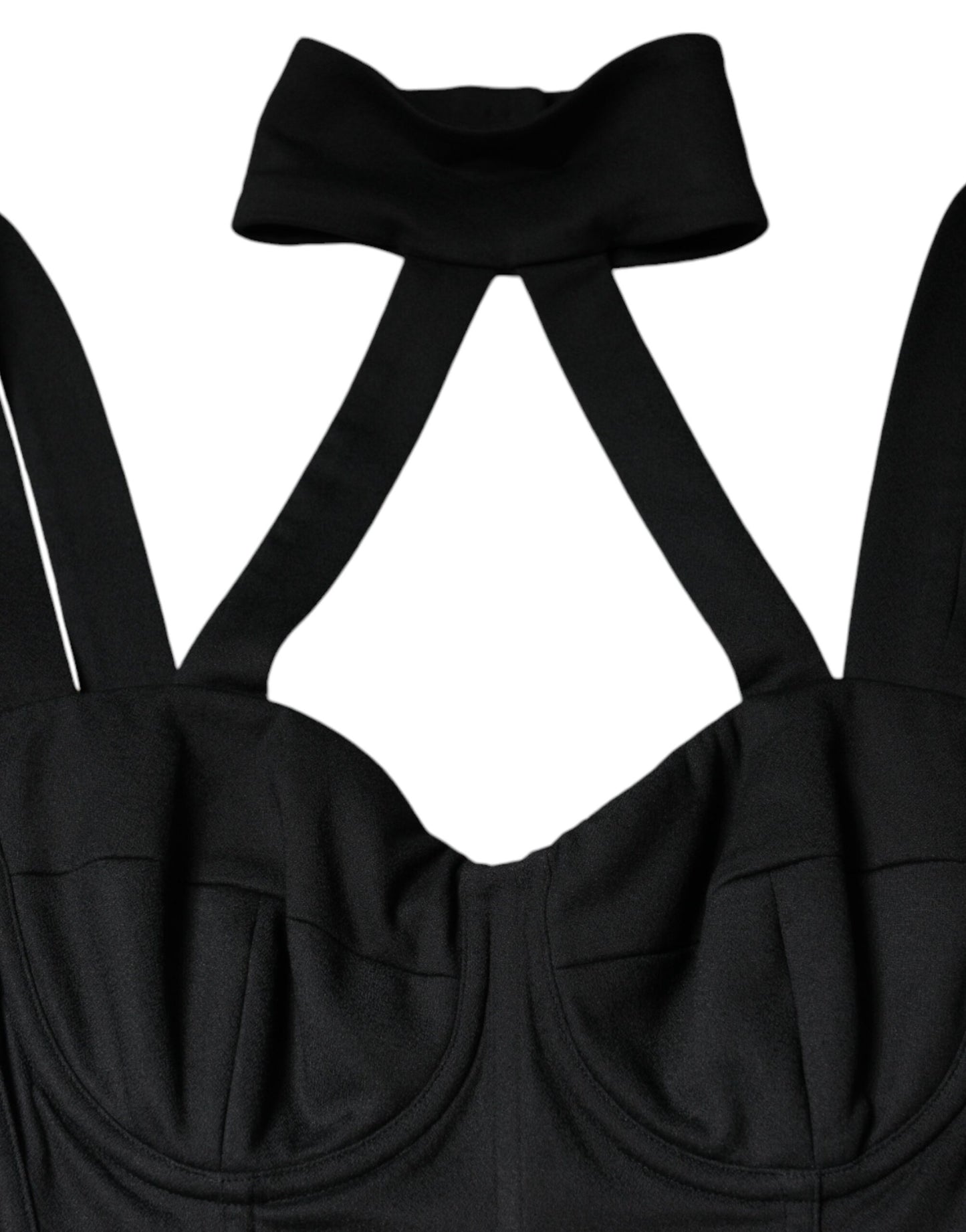 Dolce & Gabbana Black Cut Out Sleeveless Bodycon Mini Dress by Dolce & Gabbana