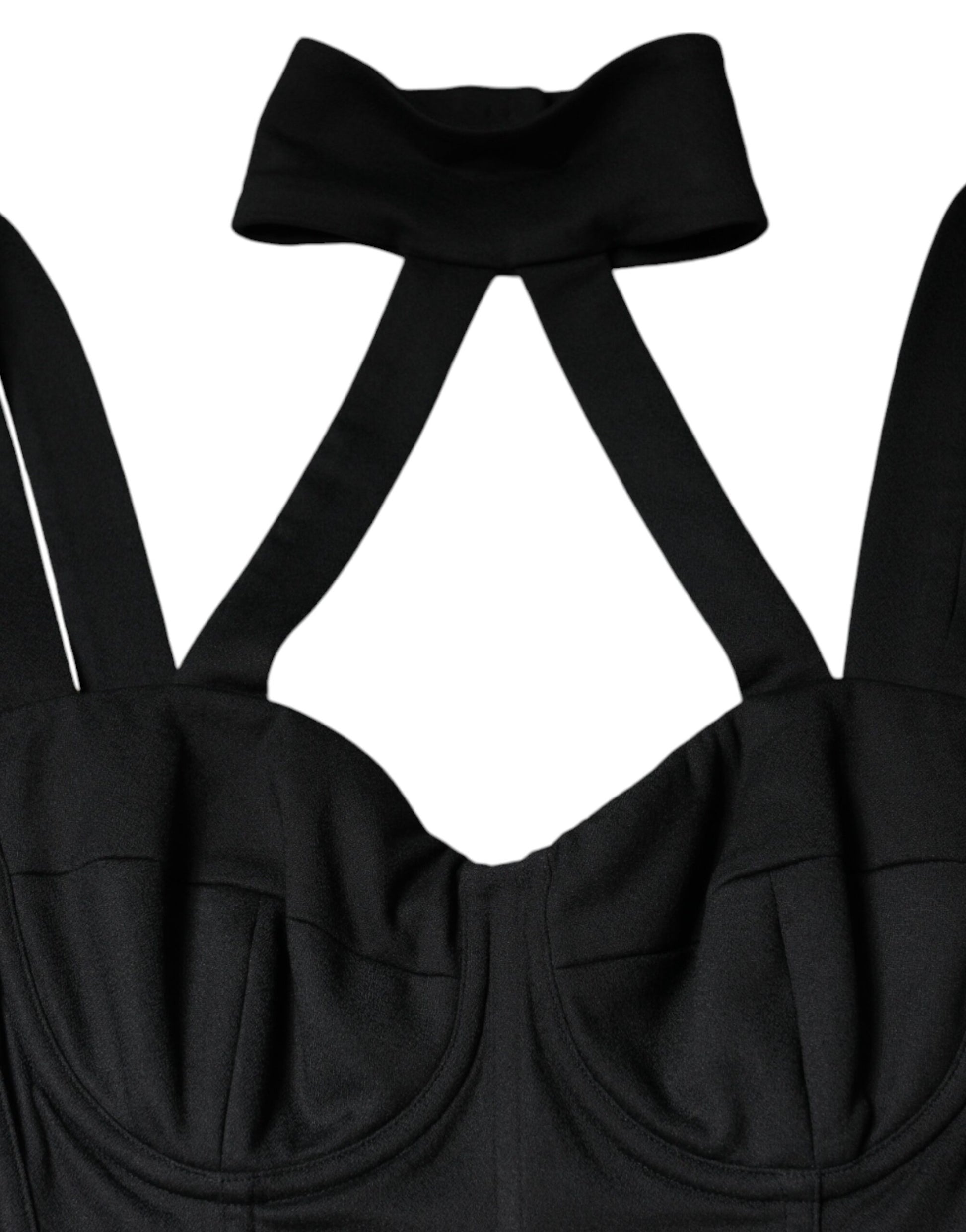 Dolce & Gabbana Black Cut Out Sleeveless Bodycon Mini Dress by Dolce & Gabbana