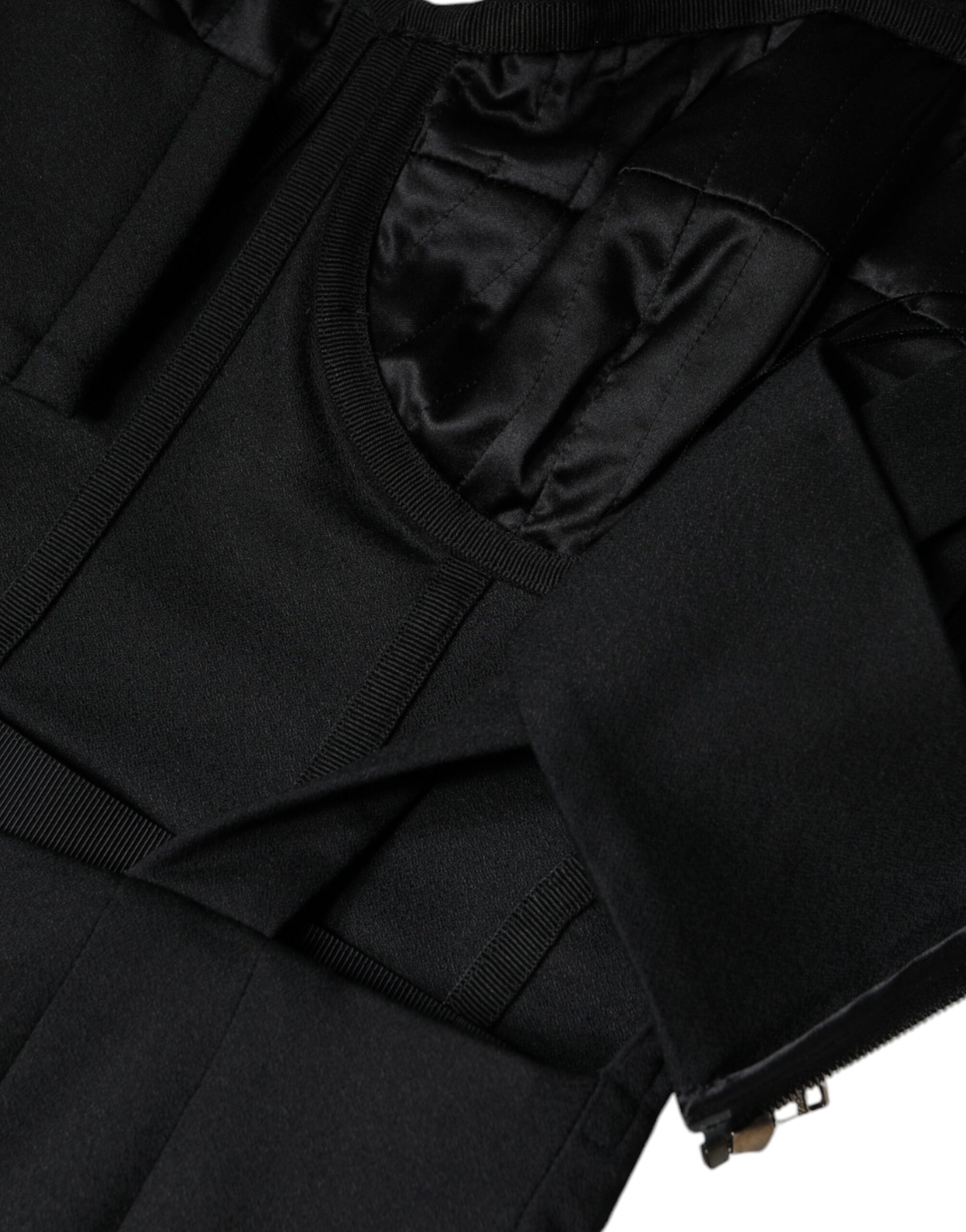 Dolce & Gabbana Black Cut Out Sleeveless Bodycon Mini Dress by Dolce & Gabbana