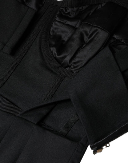 Dolce & Gabbana Black Cut Out Sleeveless Bodycon Mini Dress by Dolce & Gabbana