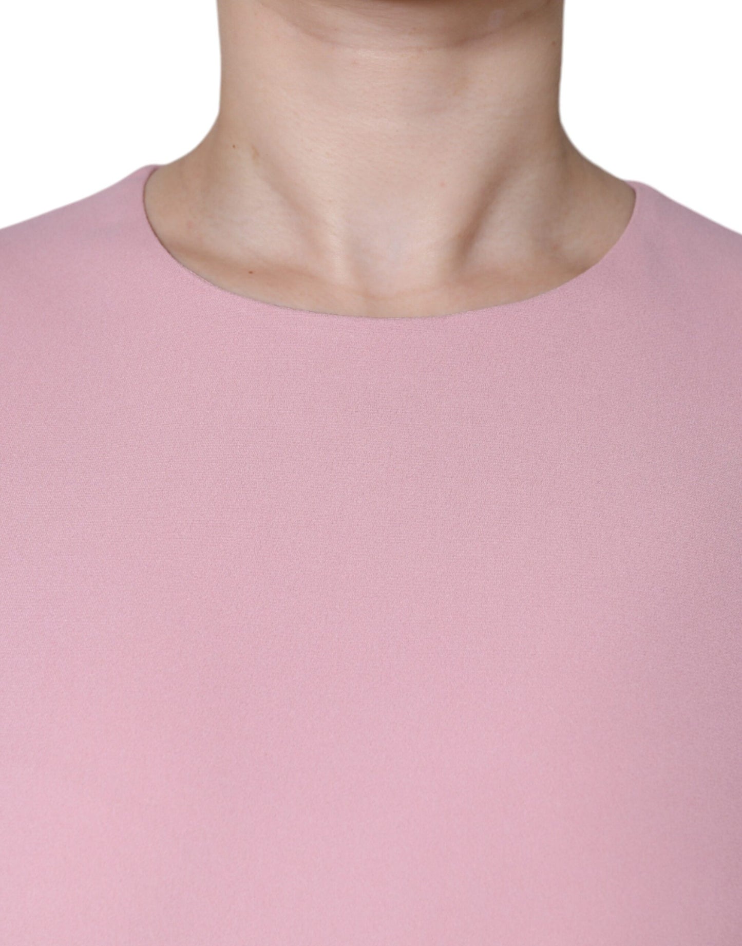Dolce & Gabbana Pink A-line Viscose 3/4 Sleeves Dress by Dolce & Gabbana