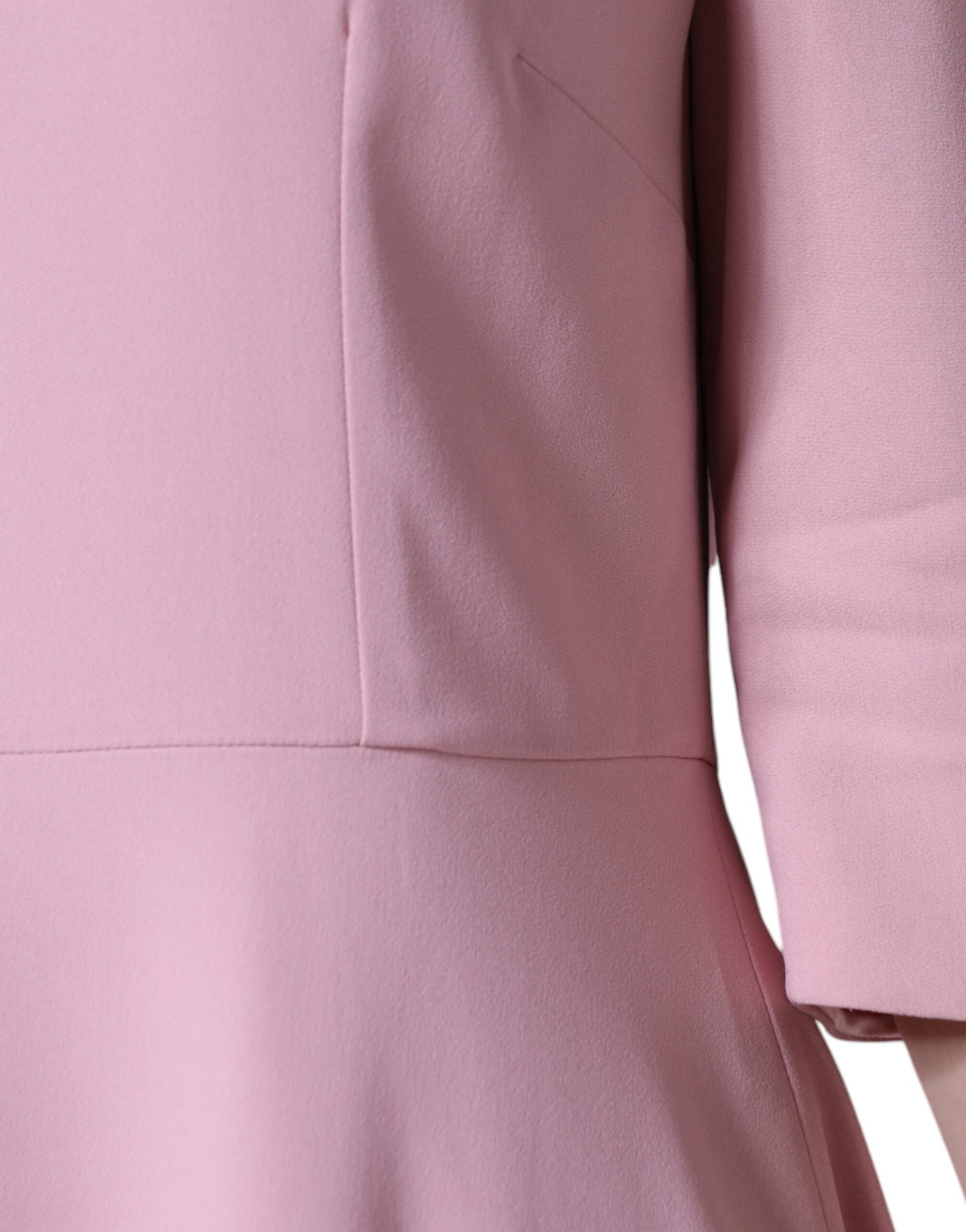 Dolce & Gabbana Pink A-line Viscose 3/4 Sleeves Dress by Dolce & Gabbana