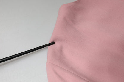 Dolce & Gabbana Pink A-line Viscose 3/4 Sleeves Dress by Dolce & Gabbana