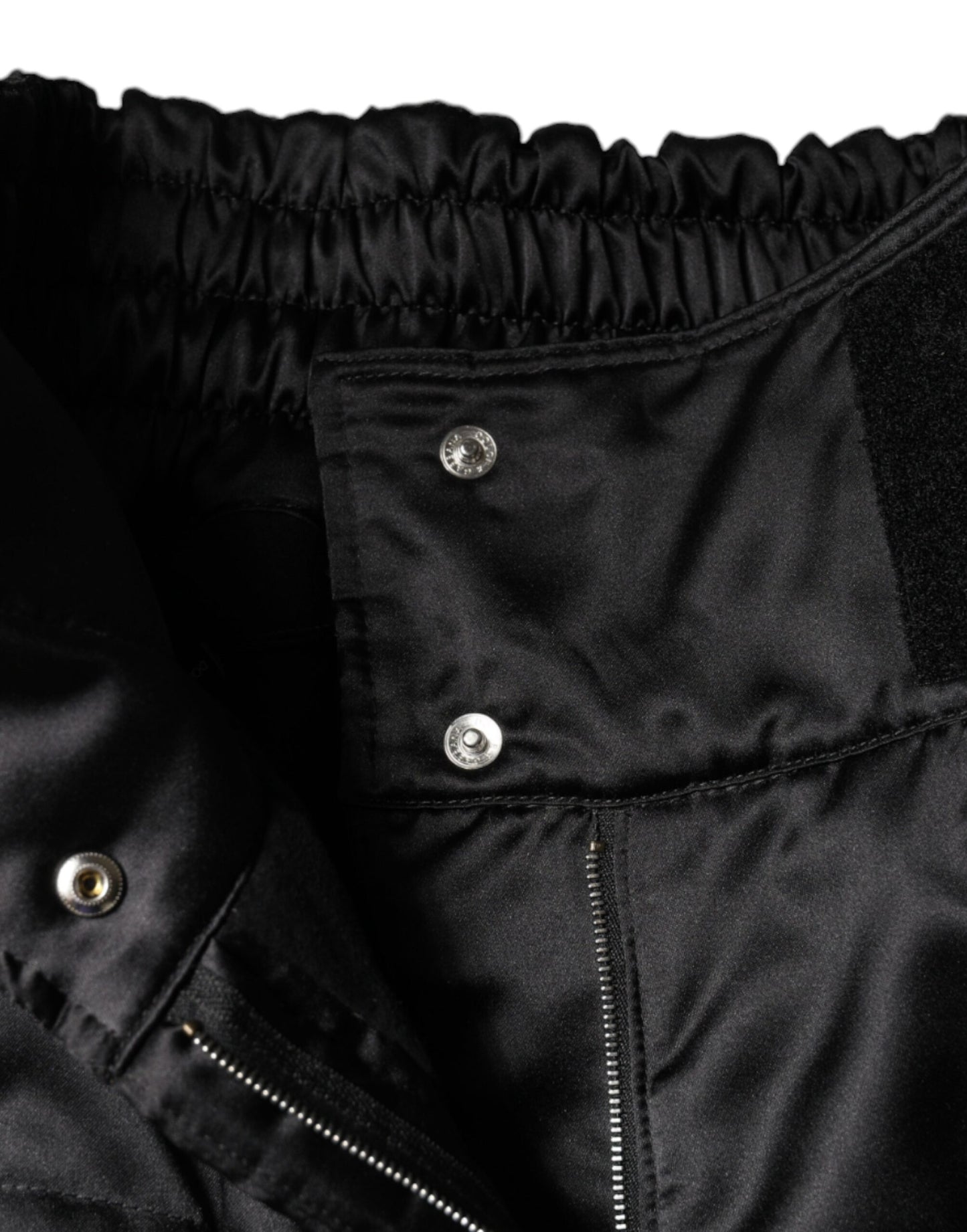 Dolce & Gabbana Black Quilted High Waist Women Boot Cut Pants by Dolce & Gabbana