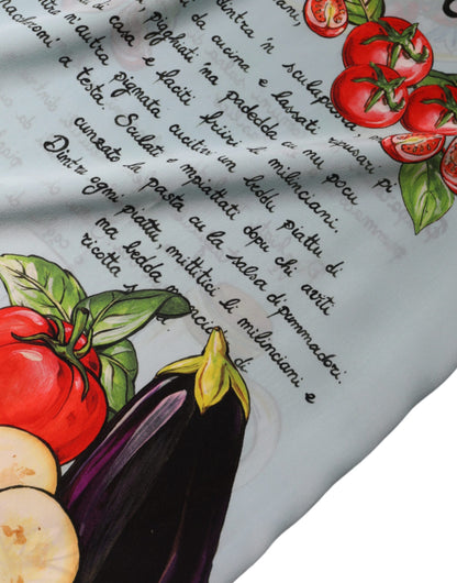 Dolce & Gabbana Multicolor Pasta Alla Norma Print Tank Top by Dolce & Gabbana