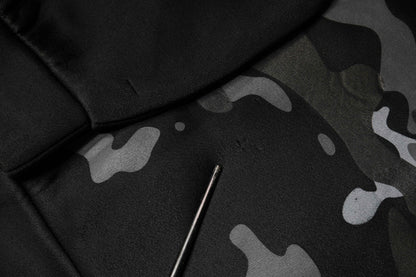 Dolce & Gabbana Black Camouflage Round Neck Sweatshirt Sweater by Dolce & Gabbana