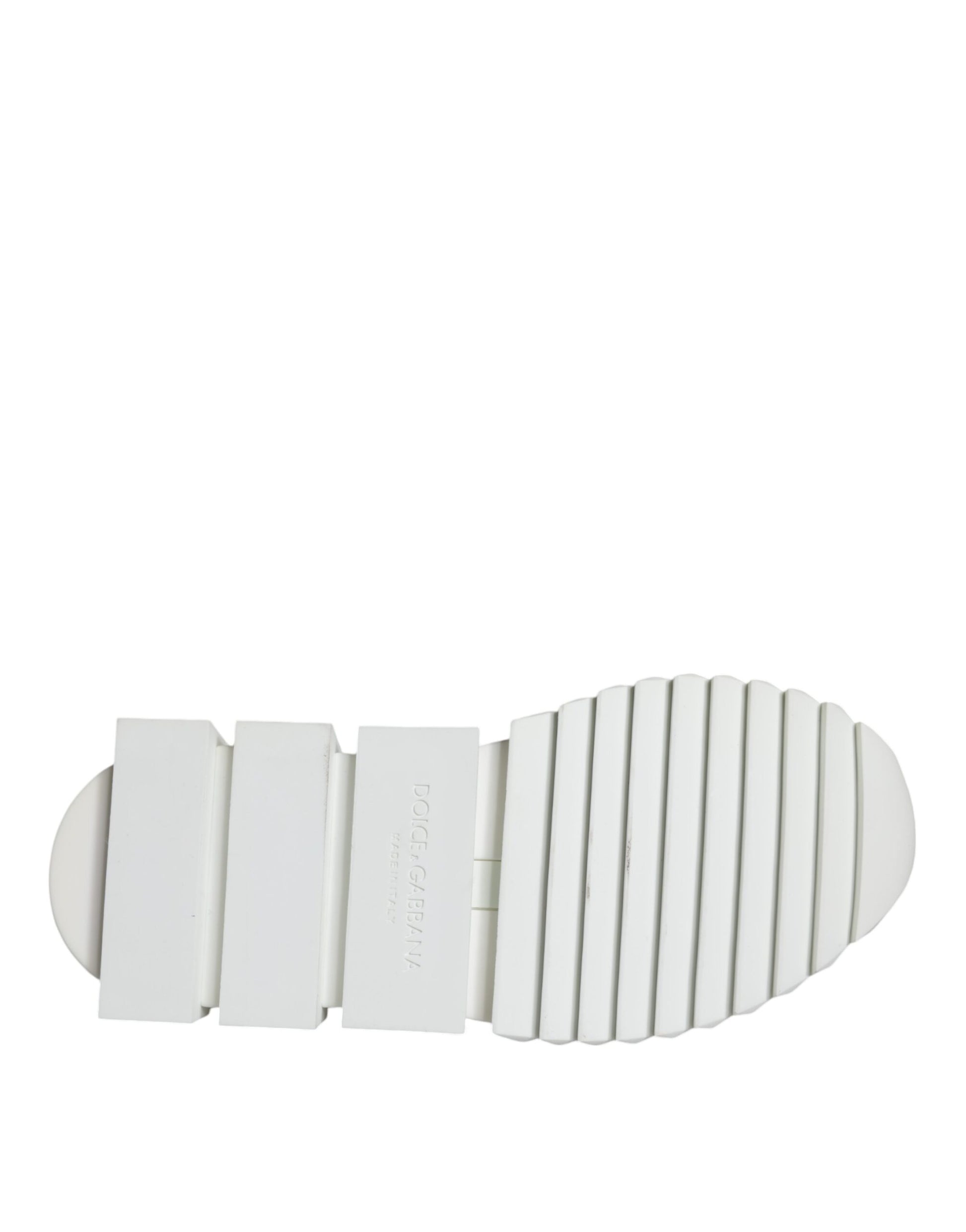 Dolce & Gabbana White Mesh Sorrento Trekking Sneakers Shoes by Dolce & Gabbana