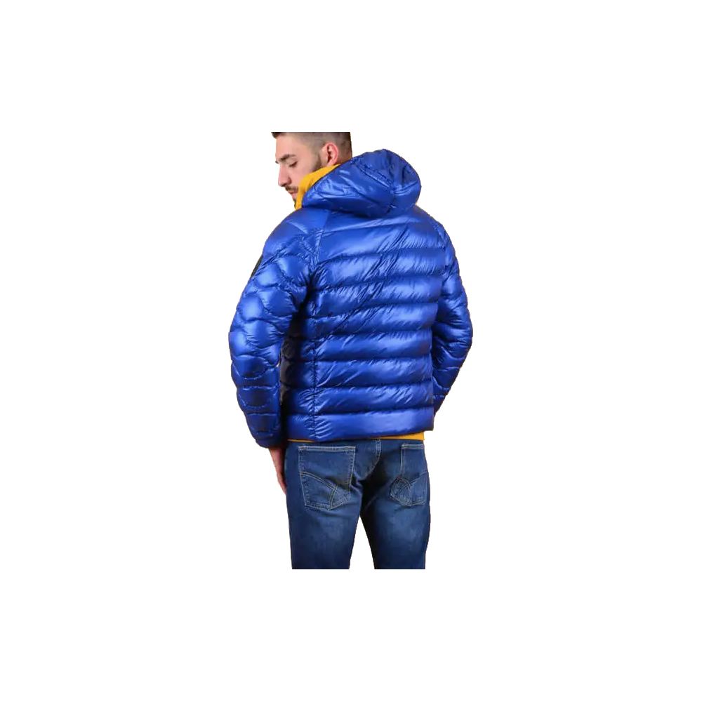 Refrigiwear Blue Nylon Men Jacket by Refrigiwear