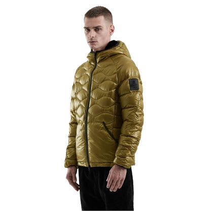 Refrigiwear Yellow Nylon Men Jacket by Refrigiwear