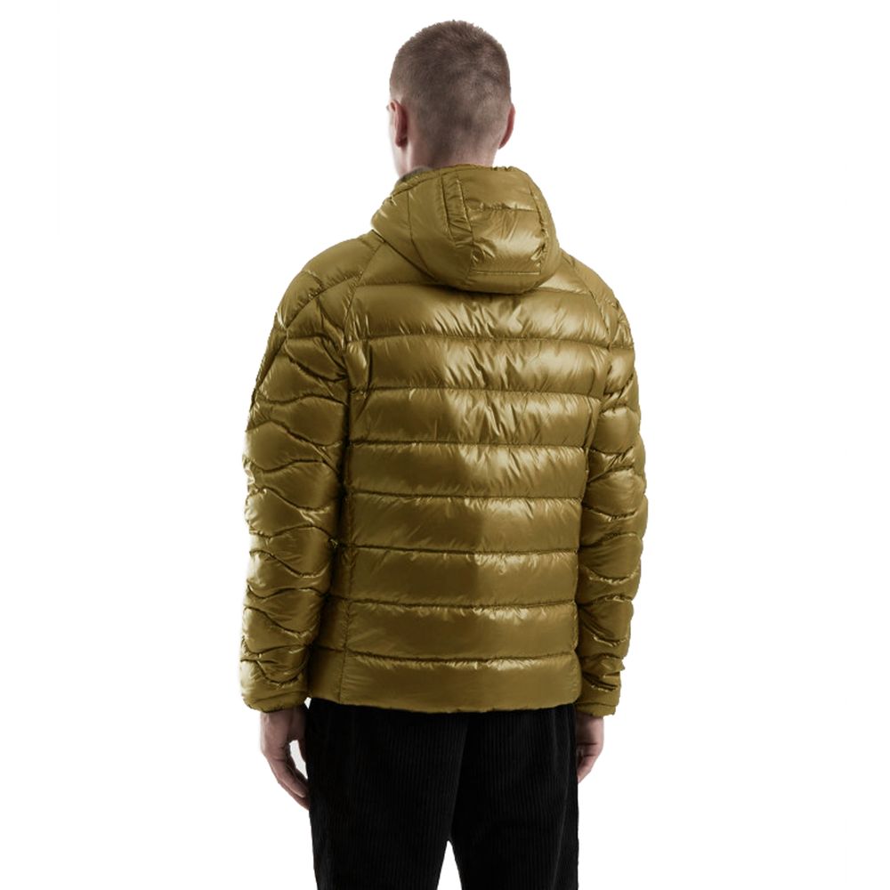 Refrigiwear Yellow Nylon Men Jacket by Refrigiwear