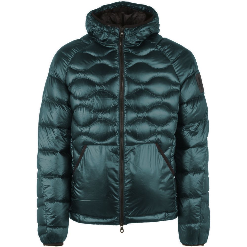 Refrigiwear Green Nylon Men Jacket by Refrigiwear