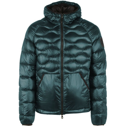 Refrigiwear Green Nylon Men Jacket by Refrigiwear