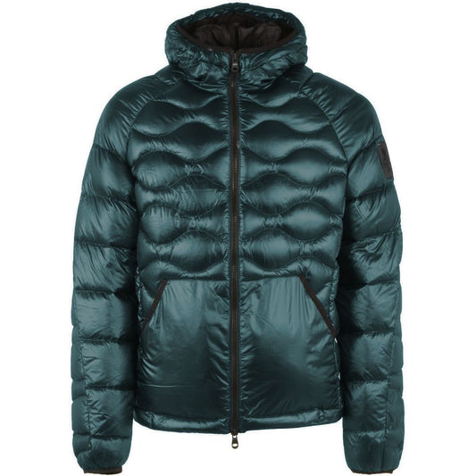 Refrigiwear Green Nylon Men Jacket by Refrigiwear