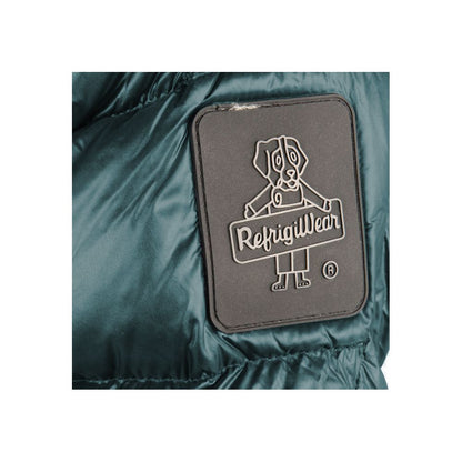 Refrigiwear Green Nylon Men Jacket by Refrigiwear