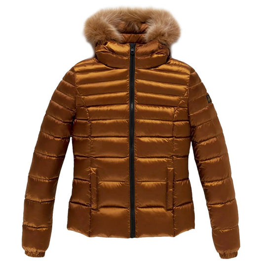 Veste courte en nylon orange Refrigiwear pour femme