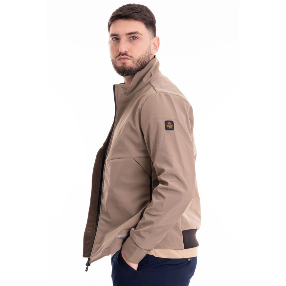 Refrigiwear Beige Nylon Jacket by Refrigiwear