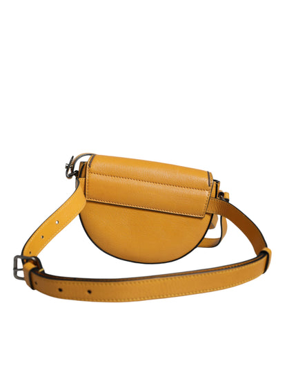 Sac bandoulière en cuir marron clair avec logo Brunello Cucinelli