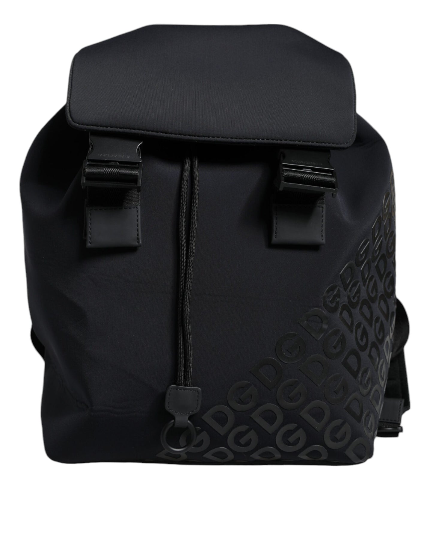 Sac à dos de voyage en néoprène noir Dolce &amp; Gabbana DG Mania