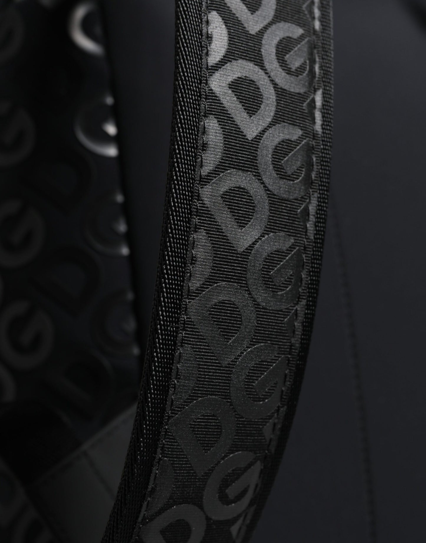 Sac à dos de voyage en néoprène noir Dolce &amp; Gabbana DG Mania