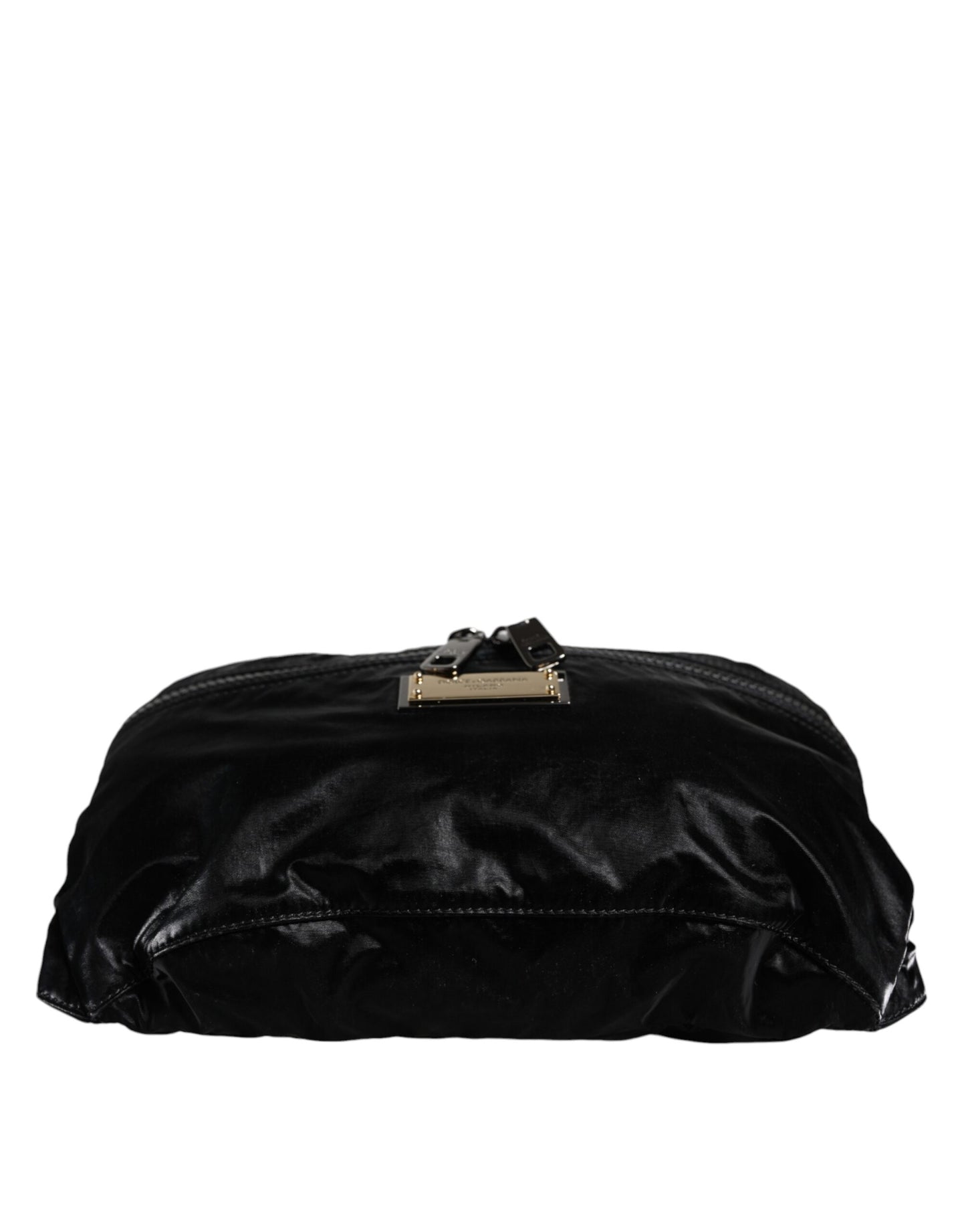 Sac banane ceinture en nylon noir Dolce &amp; Gabbana
