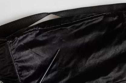 Sac banane ceinture en nylon noir Dolce &amp; Gabbana