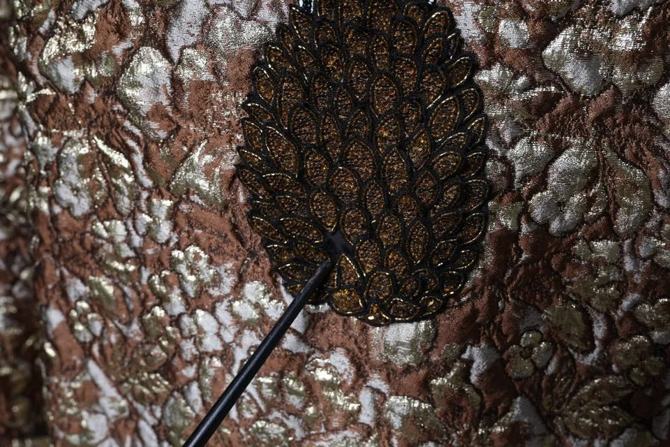 Dolce & Gabbana Brown Jacquard Mambo Pineapple Pullover Sweater by Dolce & Gabbana